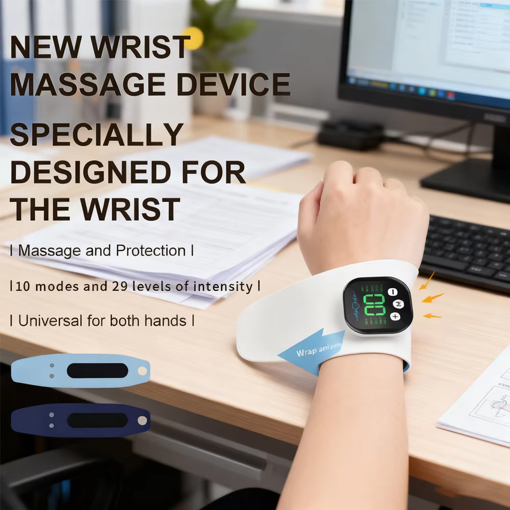 Wrist Wraps - Электрический массажер для запястья EMS, 10