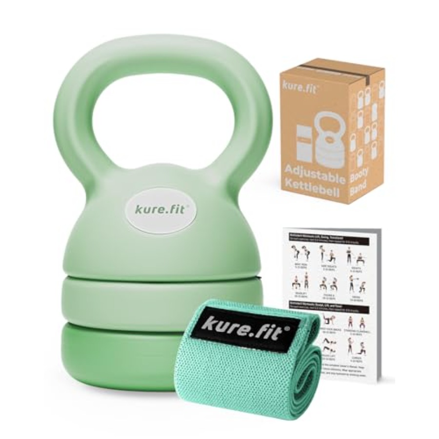 Kettlebell - Регулируемая гиря для домашнего спортзала, чугунная,