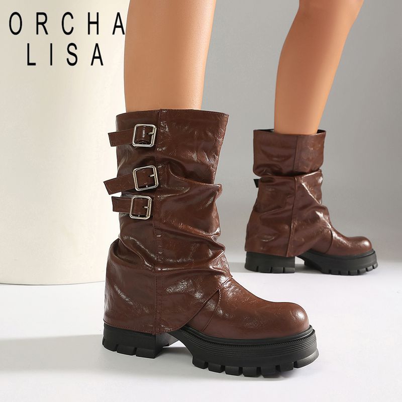 Lifting Belt - Женские ботинки ORCHA LISA, средней высоты,