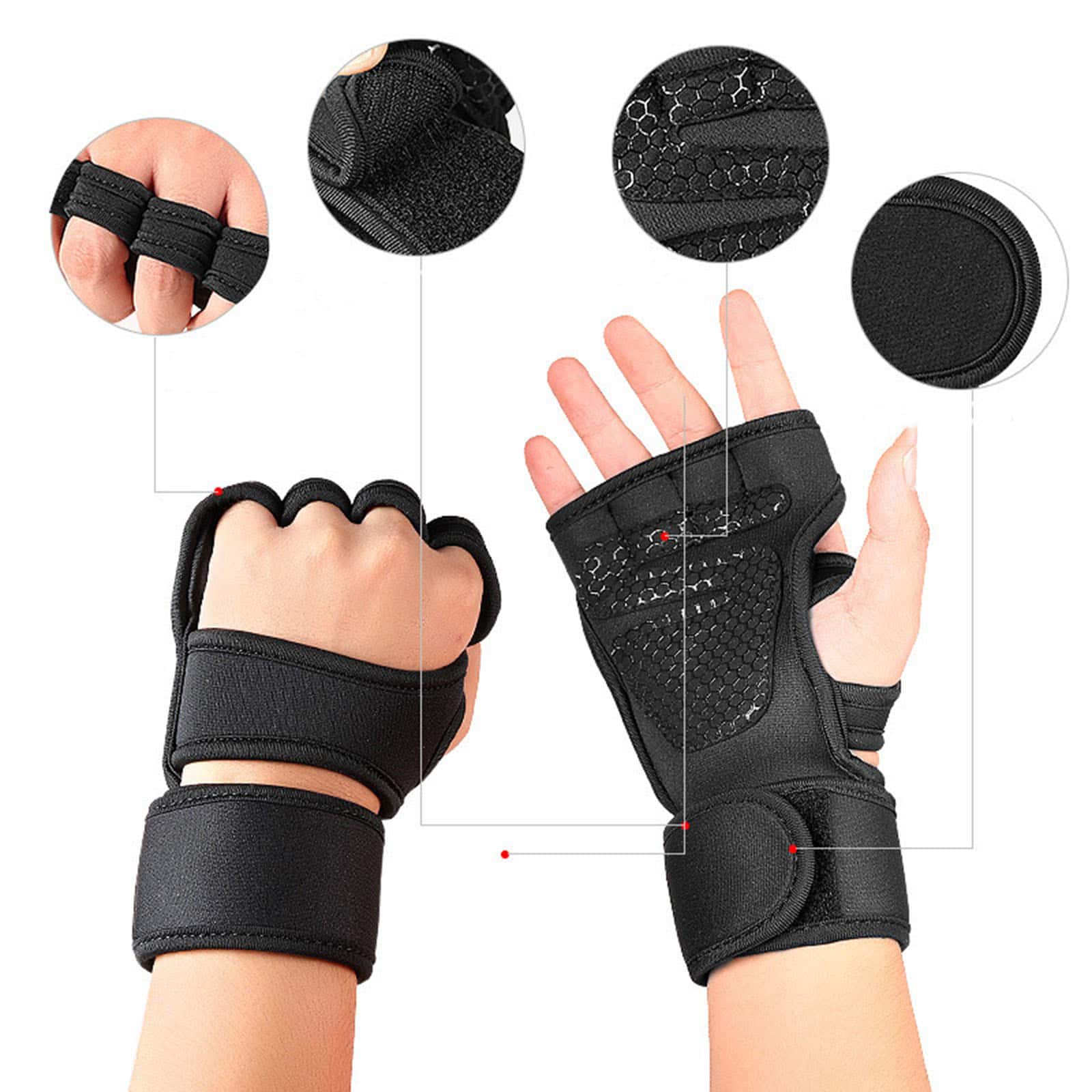 1 пара спортивных перчаток для – обзор и цена Weightlifting Gloves